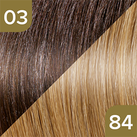 Kleuren Great Lengths Flowstrengen Naturel Bruin Blond