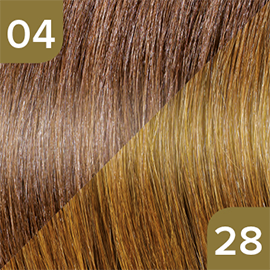 Kleuren Great Lengths Flowstrengen Naturel Bruin Donkerblond