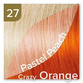 Kleuren Great Lengths Flowstrengen Fashion Crazy Oranje